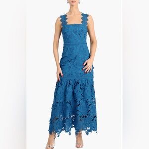 Adelyn Rae Karia Drop Waist Lace
Midi Dress